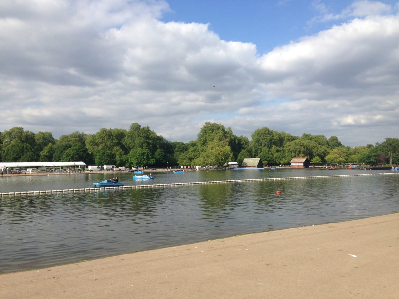 serpentine lido swimming