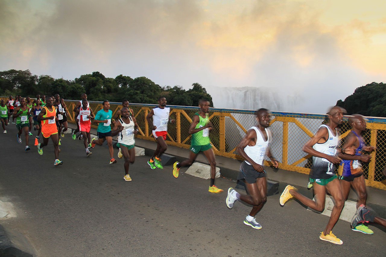 Zafiri Victoria Falls Marathon, Zimbabwe